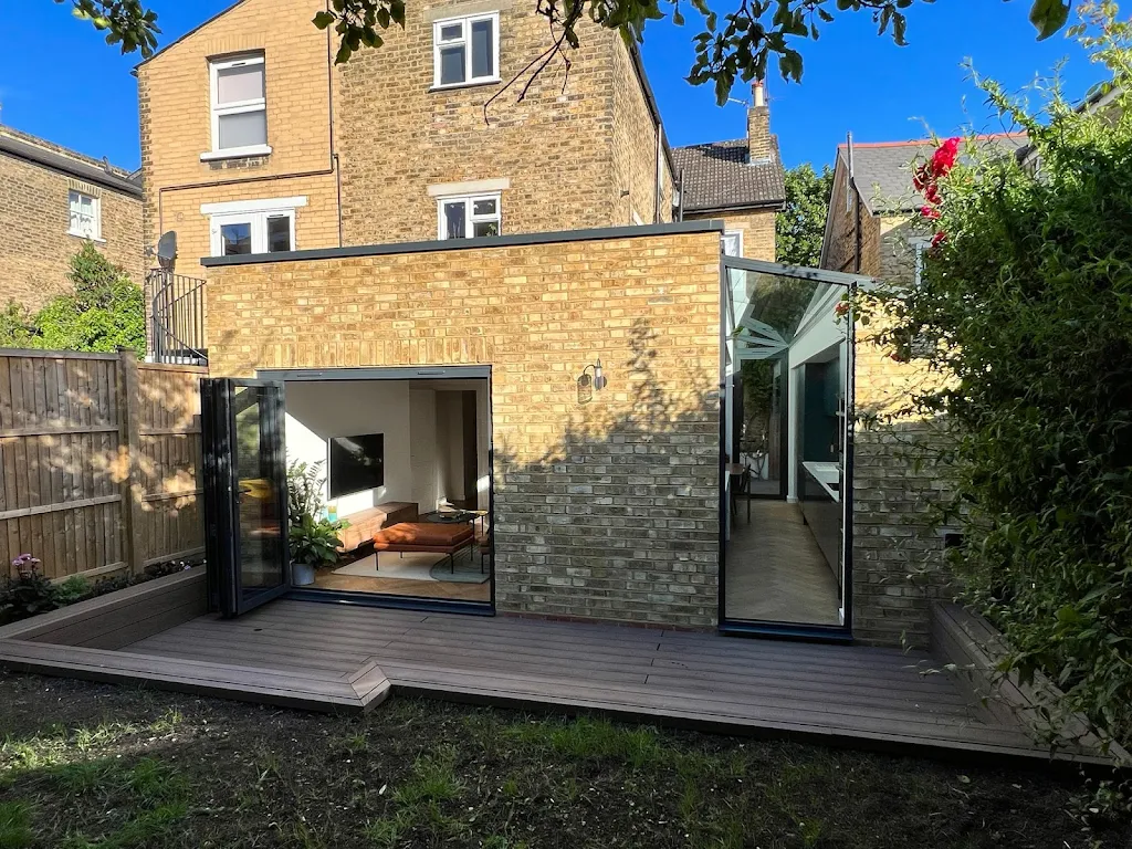 Rear extension and glazed link completed by PW Construction and Renovation Ltd