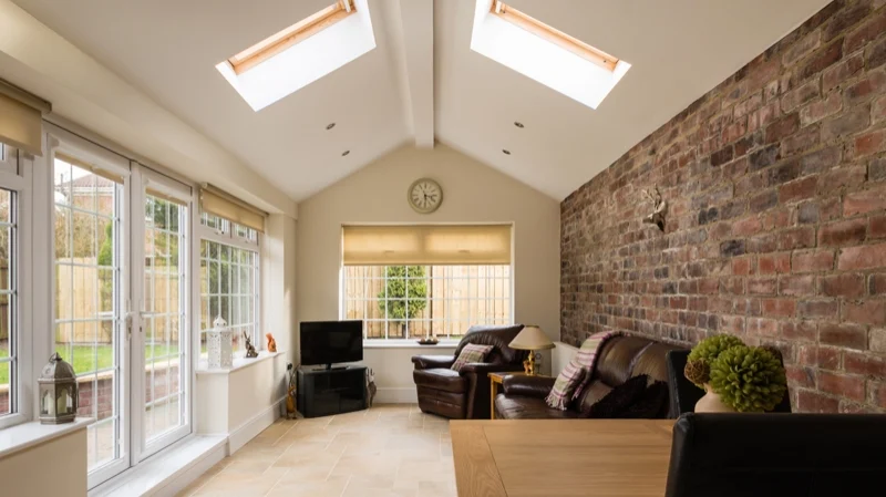 Light-filled extension interior completed by PW Construction and Renovation Ltd
